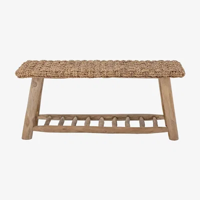 Olivia's Bloomingville Neema Bench in Natural Teak