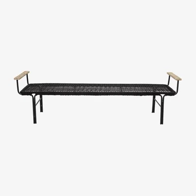 Olivia's Bloomingville Mundo Black Bench