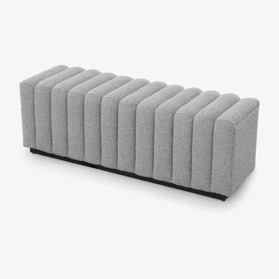 Olivia's Liang & Eimil Kalum Bench Boucle Grey | Outlet