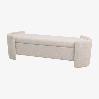 Olivia's Libra Interiors Casa Storage Bench Taupe