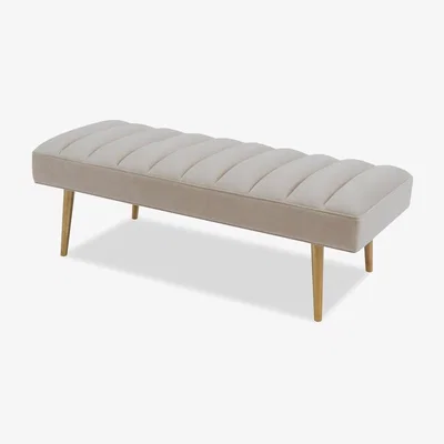 Olivia's Liang & Eimil Rosso Bench - Toscana Cream Velvet