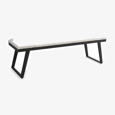 Olivia's Tommy Franks Ponce Chex Polar Boucle Bench