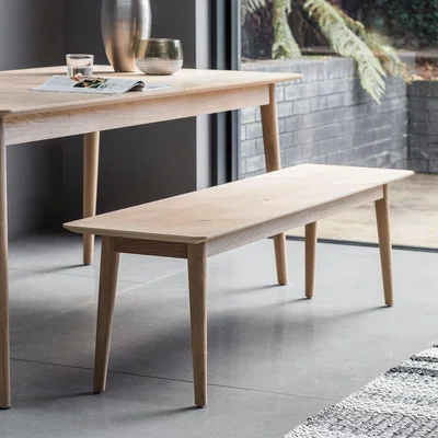 Olivia's Gallery Direct Milano Oak Scandi Dining Bench | Outlet