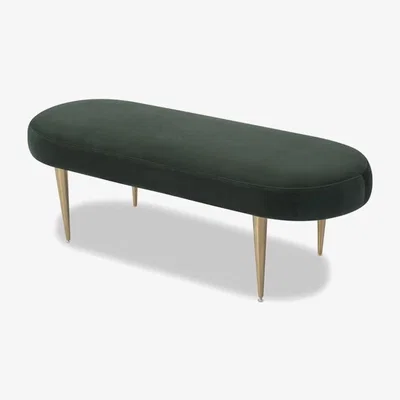 Olivia's Liang & Eimil Jules Bench Kaster Castleton Green Velvet