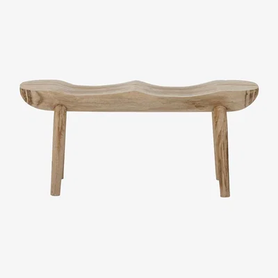 Olivia's Bloomingville Sasuke Bench in Natural Paulownia