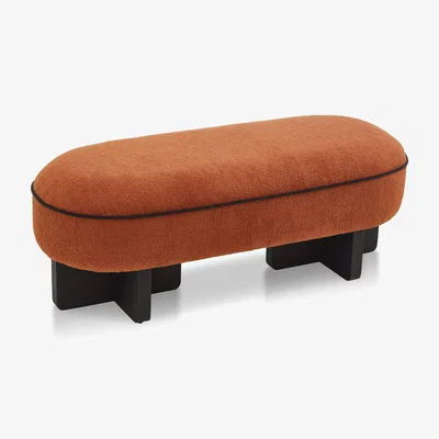 Olivia's Liang & Eimil Larson Long Bench in Lander Rust