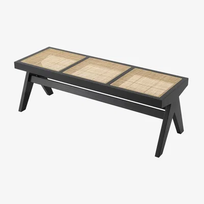 Olivia's Eichholtz Arnaud Bench Black