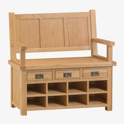 Downtown Chester Monks Bench