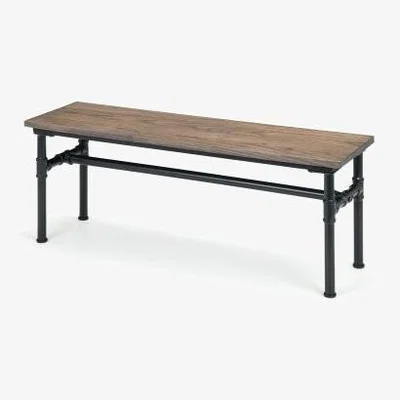 Downtown Julian Bowen Carnegie Bench In Mocha