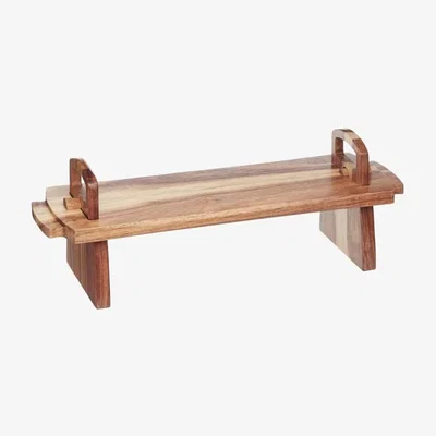 Downtown Artesa Antipasti Platform Acacia Wood 37X12Cm