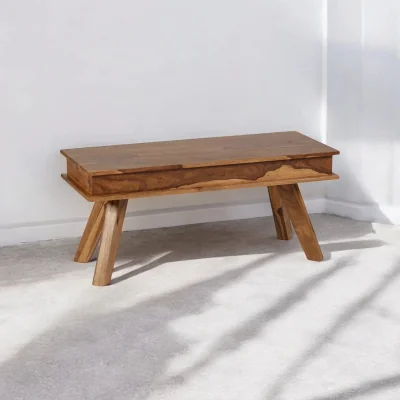 OAT Home Rossmore 100cm Small Wooden Dining Bench
