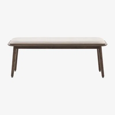 Perch and Parrow Modaro Bench in Smoked