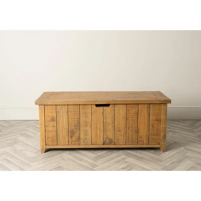 Perch and Parrow Grenen Pine Storage Bench