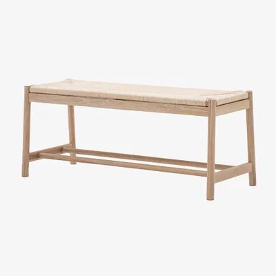 Perch and Parrow Harvest Rope Dining Bench