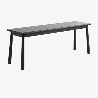 Perch and Parrow Rebecca Dining Bench in Black