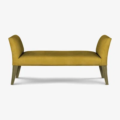 Perch and Parrow Delcor Carmen Bench in Summer Buttercup