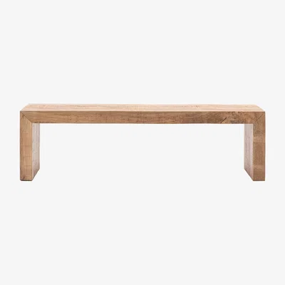 Perch and Parrow Seville Mango Dining Bench in Natural