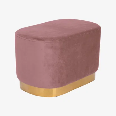 The Range Oval Accent Bench - Pink