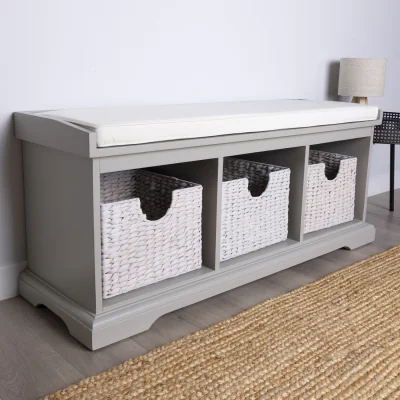 The Range Charnwood Hallway Bench - Grey