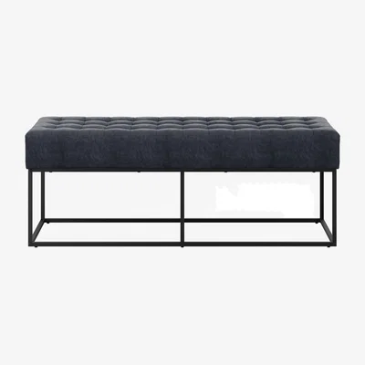 The Range Boden Bench - Steel Grey