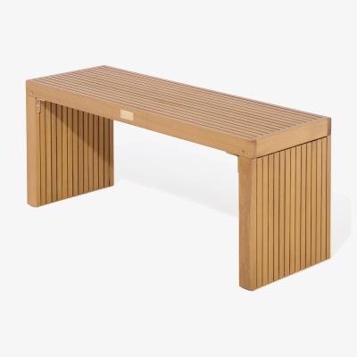 The Range Rowlinson Kyoto 2 Seat Wooden Bench - Brown