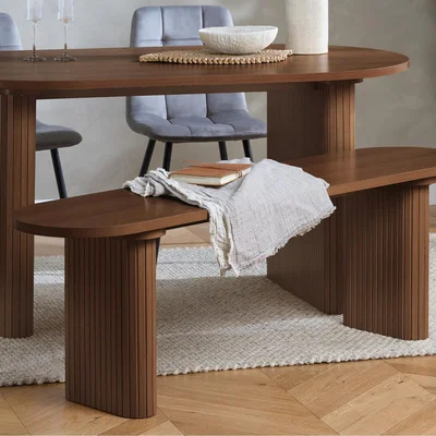 The Range Birlea Dining Bench - Walnut