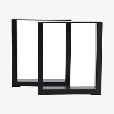 The Range Industrial Robust Iron Legs Bench Frame(Set of 2) - Black / 11.3kg