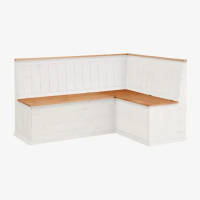The Range Sara corner Bench S - White walnut