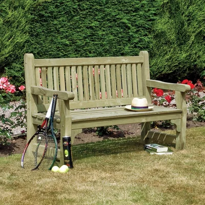 The Range Rowlinson Softwood 1.5m Bench - Natural Timber