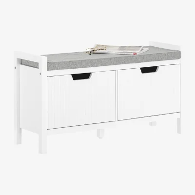 The Range Benon Storage Bench - White