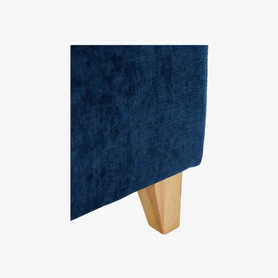 The Range Modern Upholstered Storage Ottoman Bench - Blue