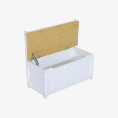 The Range Wooden Kids Play Table Chairs and Storage Bench Set - Beige