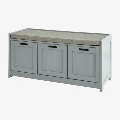 The Range SoBuy Hallway Bedroom Storage Bench - Grey