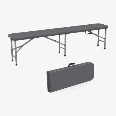 The Range 6FT Portable Fold-in-Half Bench - Grey