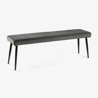 The Range Luxe Low Bench - Grey - Grey