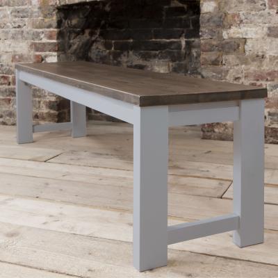 The Range Hever Dining Bench - Grey