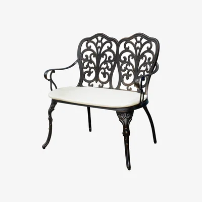 The Range SHG Cast Aluminium 2 Seater Love Bench - Bronze