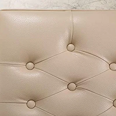 The Range Rebecca Leather Aire Bench 155cm - Cream