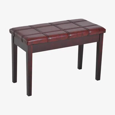 The Range Piano Storage Bench - Wine Red