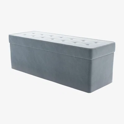 Sofa.com Buttons Storage Bench in Windermere Cotton Matt Velvet - sofa.com