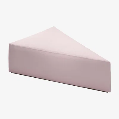 Sofa.com Astaire Upholstered Coffee Table in Powder Pink Brushed Linen Cotton - sofa.com