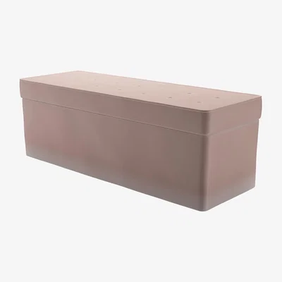 Sofa.com Buttons Storage Bench in Orchid Cotton Matt Velvet - sofa.com