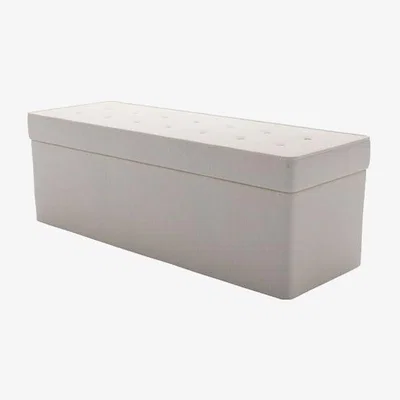 Sofa.com Buttons Storage Bench in Taupe Brushed Linen Cotton - sofa.com