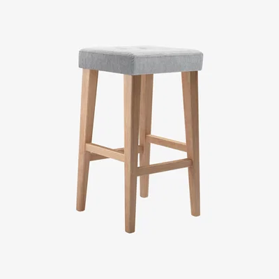 Sofa.com Buttons Tall Stool in Goodwin Grey Sandgate - sofa.com