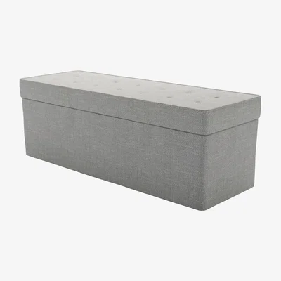 Sofa.com Buttons Blanket Box in Marble Silky Jacquard Weave - sofa.com