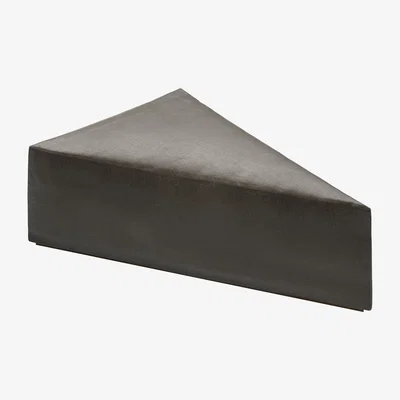 Sofa.com Astaire Upholstered Coffee Table in Elephant Cotton Matt Velvet - sofa.com
