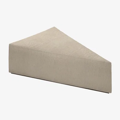 Sofa.com Astaire Upholstered Coffee Table in Cashew Baylee Viscose Linen - sofa.com