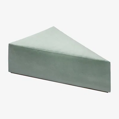 Sofa.com Astaire Upholstered Coffee Table in Sage Smart Velvet - sofa.com