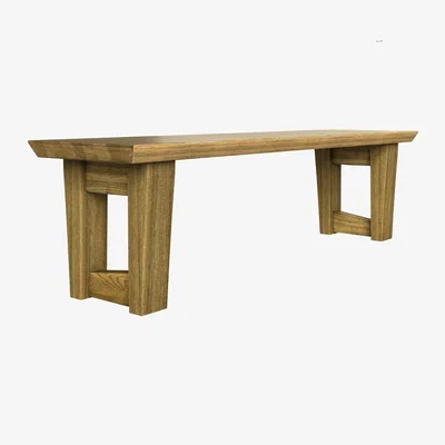 Sofa.com Aspen Bench in Black Finish Oak