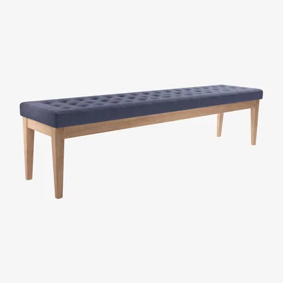 Sofa.com Buttons Bench in Uniform House Plain Weave - sofa.com